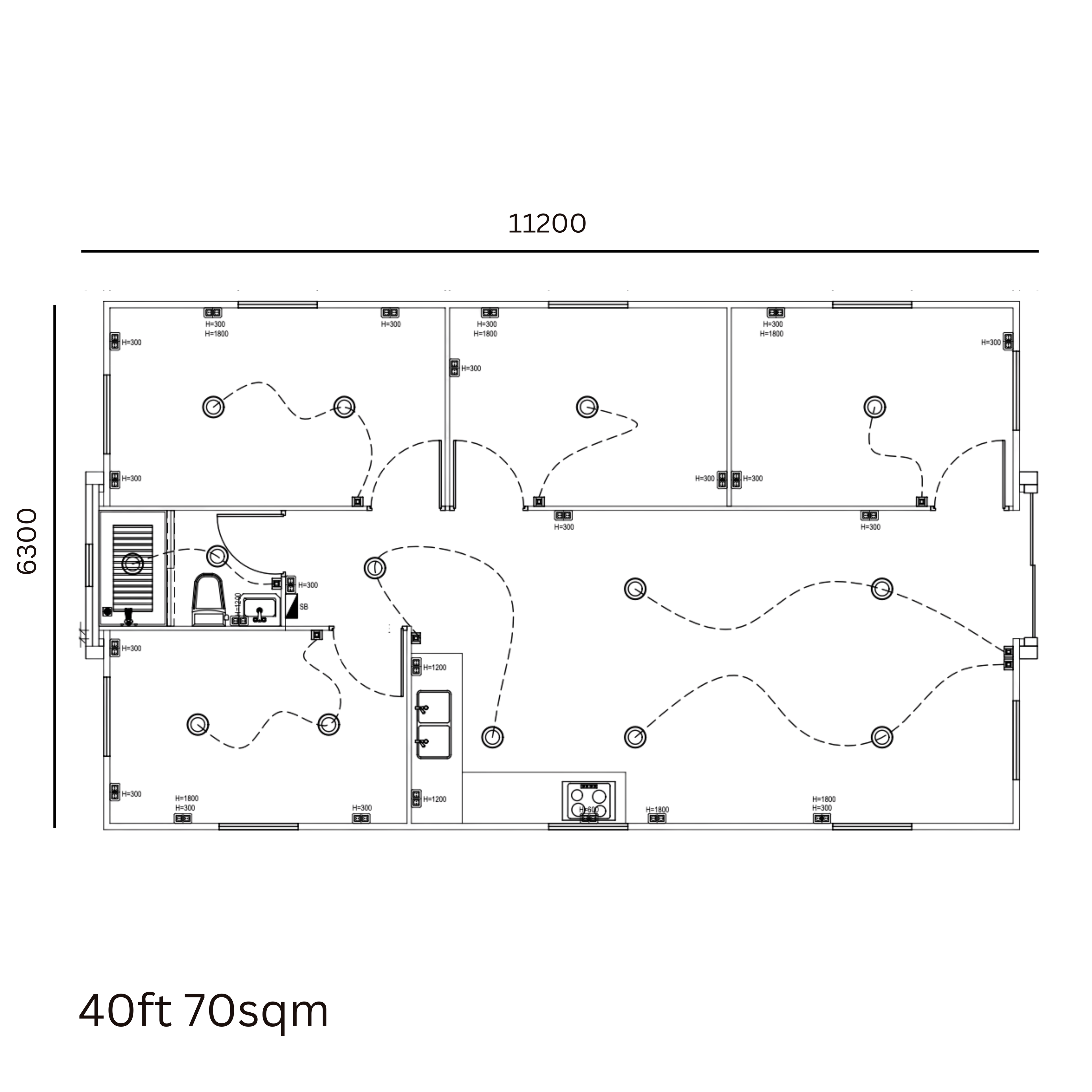 40FT Expendable Modular Home - Premium